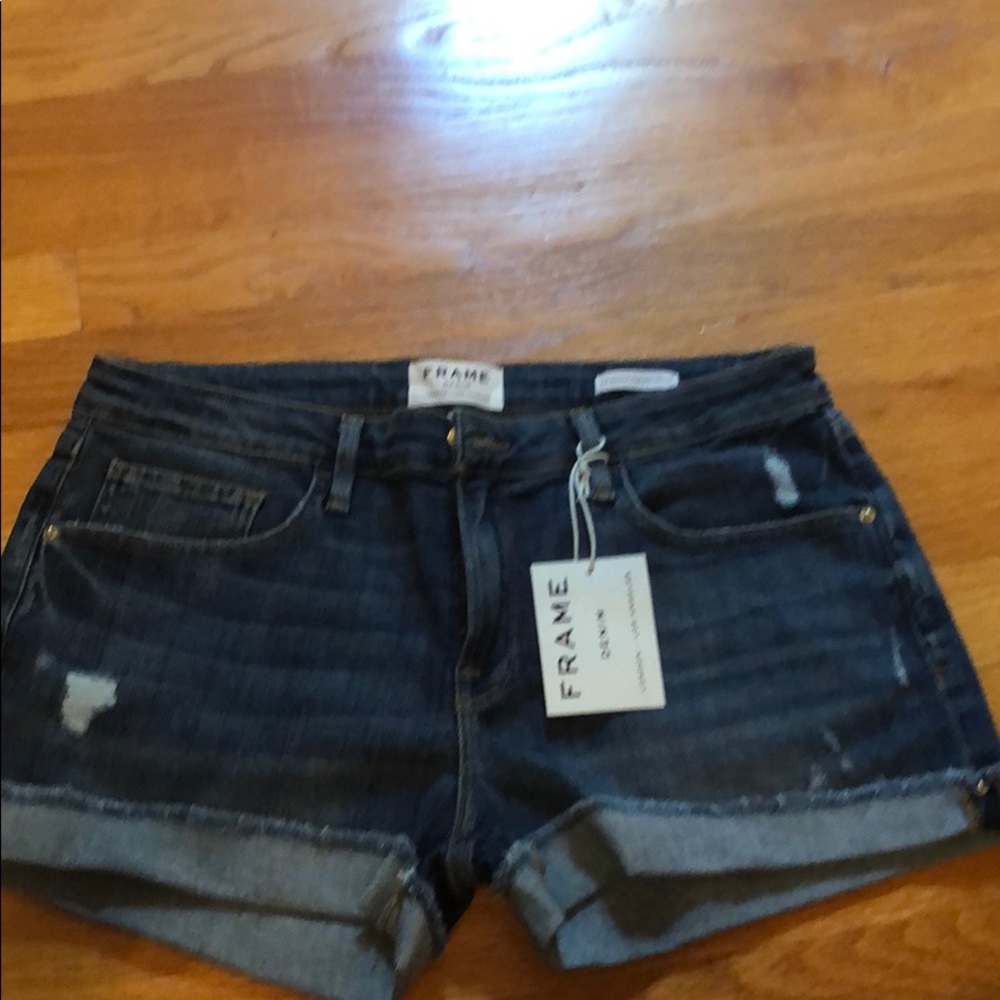 Frame Le Grand Garçon Shorts